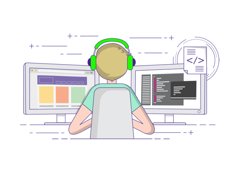 Nidith V S - Software Engineer Programming Animation